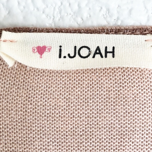 I. Joah Blush Pink Ombré Open Cardigan Sweater M - Picture 7 of 8